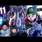 Luigi enfrenta a los dinosaurios en Mansion 3